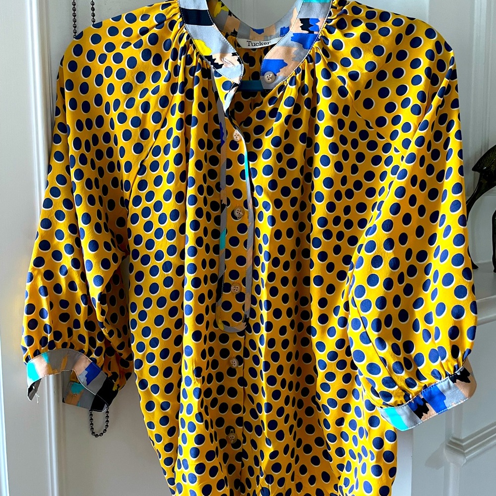 Tucker classic silk blouse
